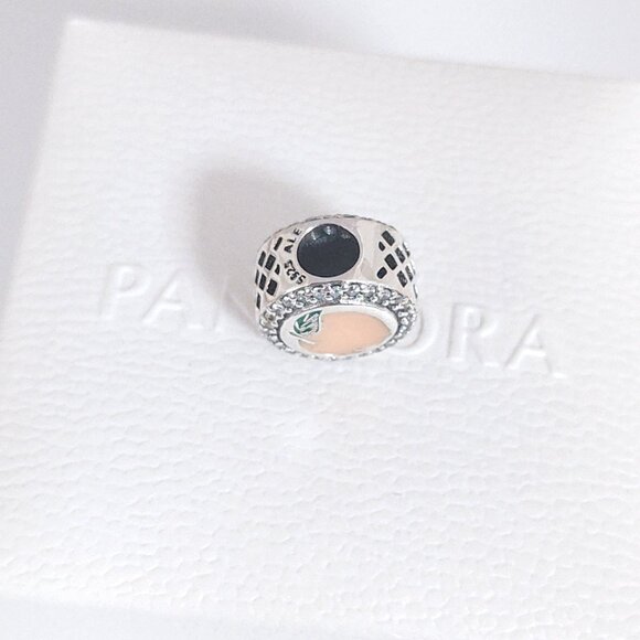 Pandora Georgia Peach Exclusive Bead Charm S925 Silver with box - Picture 4 of 8